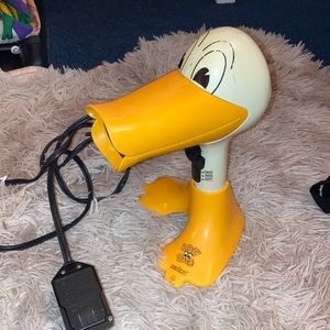 Vintage crazy duck plastic electric hair dryer salton design 1990s works